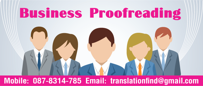 Business Proofreading and Editing Service